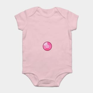 Rose Quartz Gem Baby Bodysuit